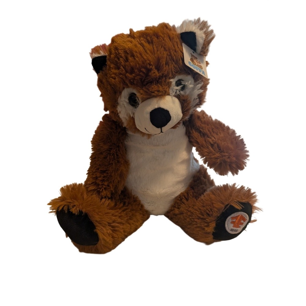 Goffa International Brown Raccoon Plush Stuffed Animalβ Toy D225080 NWT